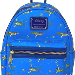 Loungefly Disney Peter Pan and Tinker Bell Mini Backpack NWT